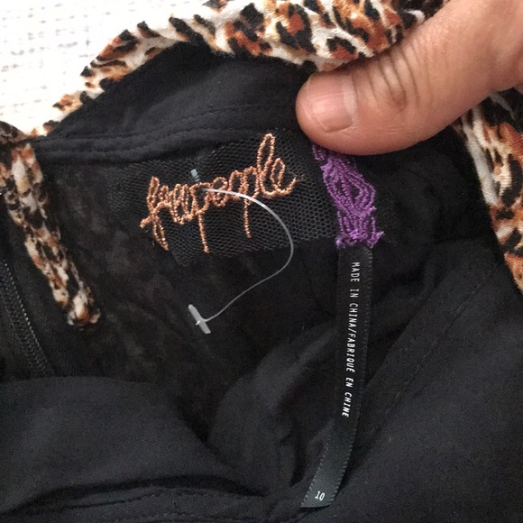 Free people animal instinct maxi dress SZ.10 - Picture 6 of 8